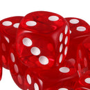 Pack of 10 Red Six Sided D6 Dice for Playing D&D Warhammer RPG Board Game Favours