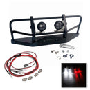 Front Bumper with 4led light Land Rover For 1/10 Crawler Wraith D90 SCX10
