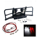 Front Bumper with 4led light Land Rover For 1/10 Crawler Wraith D90 SCX10