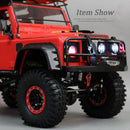 Front Bumper with 4led light Land Rover For 1/10 Crawler Wraith D90 SCX10