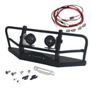 Front Bumper with 4led light Land Rover For 1/10 Crawler Wraith D90 SCX10