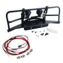 Front Bumper with 4led light Land Rover For 1/10 Crawler Wraith D90 SCX10