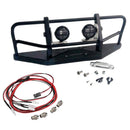 Front Bumper with 4led light Land Rover For 1/10 Crawler Wraith D90 SCX10