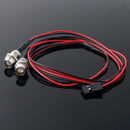 2 LED 5mm RC Car LED Lamp White Light Set for Traxxas Hsp