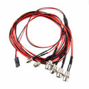 RC Car Parts 6 Pieces LED Lamp Headlight Taillight For 1/10 RC Car