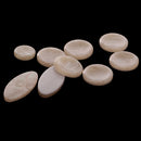 Set of 9 Pieces Saxophone Key Buttons Inlays for Alto/Tenor/Soprano Sax Parts New