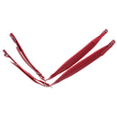 2 Pieces Red PU Leather Accordion Shoulder Strap Musical Instrument Accessories