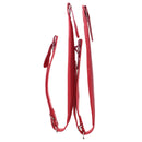 2 Pieces Red PU Leather Accordion Shoulder Strap Musical Instrument Accessories