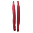 2 Pieces Red PU Leather Accordion Shoulder Strap Musical Instrument Accessories