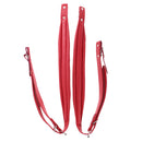 2 Pieces Red PU Leather Accordion Shoulder Strap Musical Instrument Accessories