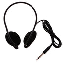 Black with Cable 6.3 mm headphones for digital piano keyboard instrumen