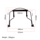 10 Holes Harmonica Mouth Organ Holder Spring Bar Clamp Neck Brace Accessory