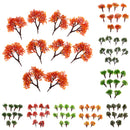 10pcs Model Maple Trees Layout Train Landscape Scenery 1:100 HO OO Scale