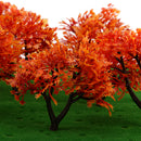 10pcs Model Maple Trees Layout Train Landscape Scenery 1:100 HO OO Scale