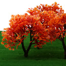 10pcs Model Maple Trees Layout Train Landscape Scenery 1:100 HO OO Scale