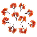 10pcs Model Maple Trees Layout Train Landscape Scenery 1:100 HO OO Scale