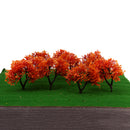 10pcs Model Maple Trees Layout Train Landscape Scenery 1:100 HO OO Scale