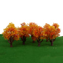 10 Pieces Model Trees Layout Train Diorama Landscape Scenery 1:100 HO OO Scale