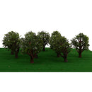 10pcs Model Dark Green Trees Layout Train Landscape Scenery 1:100 HO Scale