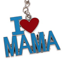 I Love Mama Pendant Key Ring Keychains Kids Xmas Gifts Keychain Kid Blue Red