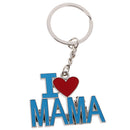 I Love Mama Pendant Key Ring Keychains Kids Xmas Gifts Keychain Kid Blue Red