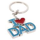 I Love Dad Pendant Key Ring Keychains Kids Xmas Gifts Keychain Kid Blue Red