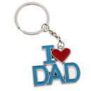 I Love Dad Pendant Key Ring Keychains Kids Xmas Gifts Keychain Kid Blue Red