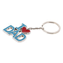 I Love Dad Pendant Key Ring Keychains Kids Xmas Gifts Keychain Kid Blue Red