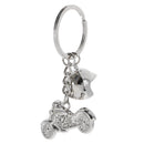 Motorcycle Pendant Key Ring Keychains Kids Xmas Gifts Keychain Kid Silver