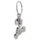 Motorcycle Pendant Key Ring Keychains Kids Xmas Gifts Keychain Kid Silver