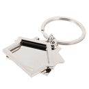 Simple House Pendant Key Ring Keychains Kids Xmas Gifts Keychain Kid Silver
