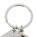 Simple House Pendant Key Ring Keychains Kids Xmas Gifts Keychain Kid Silver