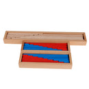 Wooden Montessori Mathematics Material Addition and Subtraction Strip Board Kids Childrens Early Educational Maths Toy