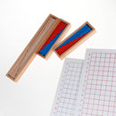 Wooden Montessori Mathematics Material Addition and Subtraction Strip Board Kids Childrens Early Educational Maths Toy