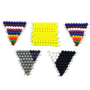 Montessori Mathematics Material 1-10 Beads Bar Set Kids Early 1-10 Numbers Learning Educational Toy