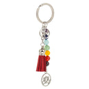 Chakra Balancing Keyring Key Chain Energy Yoga Tassel Pendant Collectibles