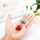 Chakra Balancing Keyring Key Chain Energy Yoga Tassel Pendant Collectibles