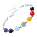 Multi-color Buddha Reiki Chakra Healing Energy Bracelet Beads Spiritual Gift
