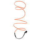 Flexible Electroluminescent Wire LED String Light Glow Rope Cable Christmas Tree Car Decor Party Decoration 1 Meter Orange