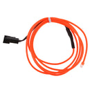 Flexible Electroluminescent Wire LED String Light Glow Rope Cable Christmas Tree Car Decor Party Decoration 1 Meter Orange