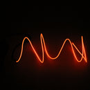 Flexible Electroluminescent Wire LED String Light Glow Rope Cable Christmas Tree Car Decor Party Decoration 1 Meter Orange