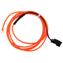 Flexible Electroluminescent Wire LED String Light Glow Rope Cable Christmas Tree Car Decor Party Decoration 1 Meter Orange