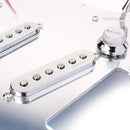 Mirror Surface Prewired 3 Single Coil Pickguard SSS for Fender Guitar Chrome