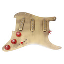 Bronze Prewired Loaded 3 Single Coil Pickups Pickguard SSS for Fender Guitar