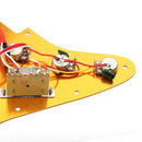 Gold Prewired Loaded 3 Single Coil Pickups Pickguard SSS for Fender Guitar