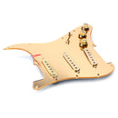 Mirror Surface Prewired 3 Single Coil Pickguard SSS for Fender Guitar Gold