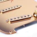 Mirror Surface Prewired 3 Single Coil Pickguard SSS for Fender Guitar Gold