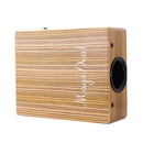 Zebra Wood Travel Cajon Box Drum Hand Percussion Instrument Gift