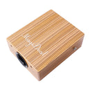 Zebra Wood Travel Cajon Box Drum Hand Percussion Instrument Gift