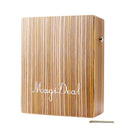 Zebra Wood Travel Cajon Box Drum Hand Percussion Instrument Gift